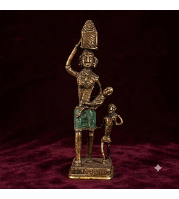 Dhokra 2 children lady