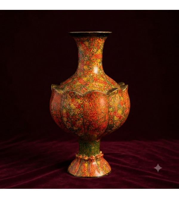 Papier Mache Flower Vase 21 Inch