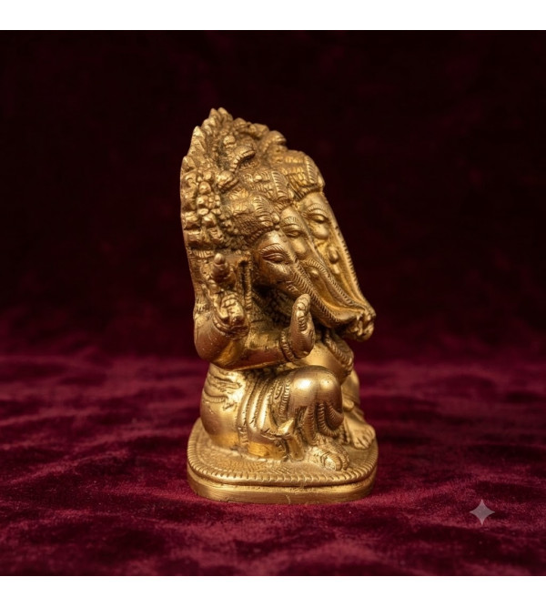 Brass p ganesh 4inch
