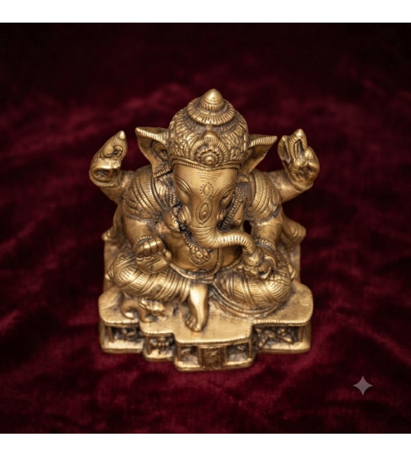 Brass Ganesh 8inch