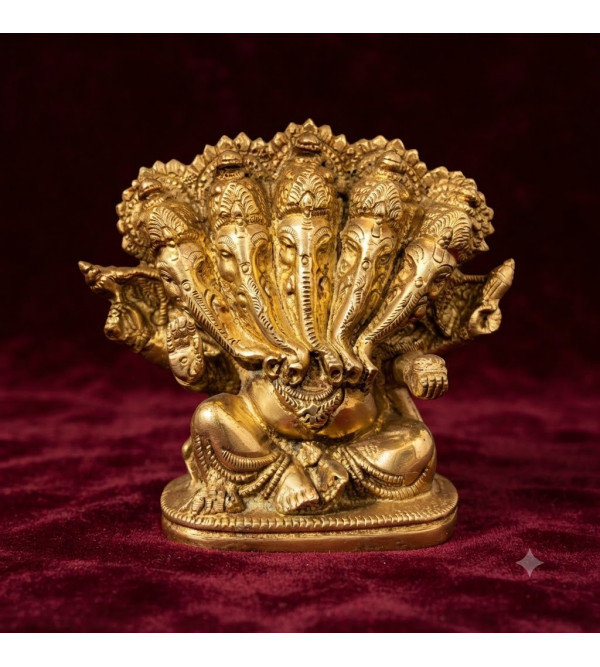 Brass p ganesh 4inch