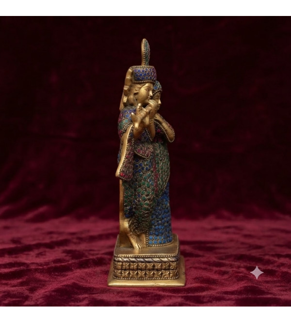 Radha krishna standing w chain work 