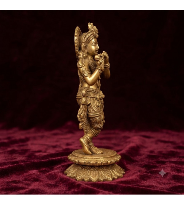 Brass krishna 9inch Brass krishna 9inch