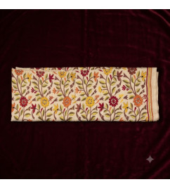108x45inch dupatta kantha silk