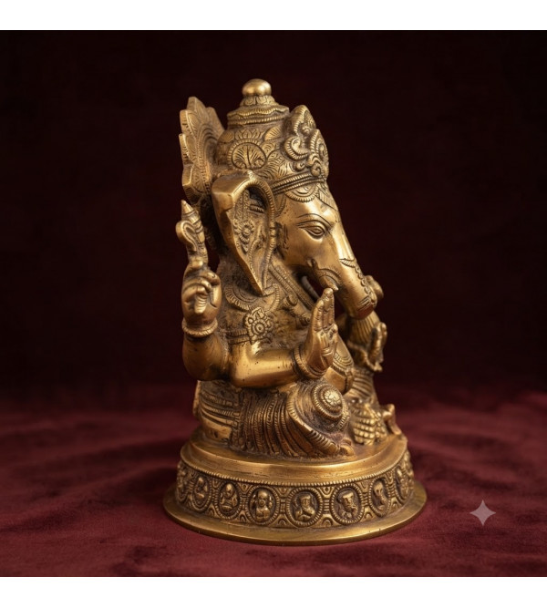 Brass ganesh 12inches