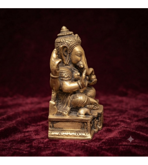 Brass Ganesh 8inch