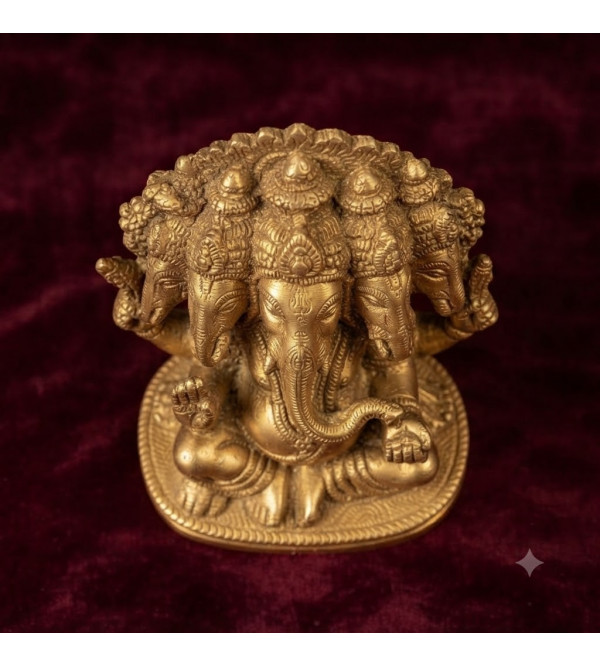 Brass p ganesh 4inch