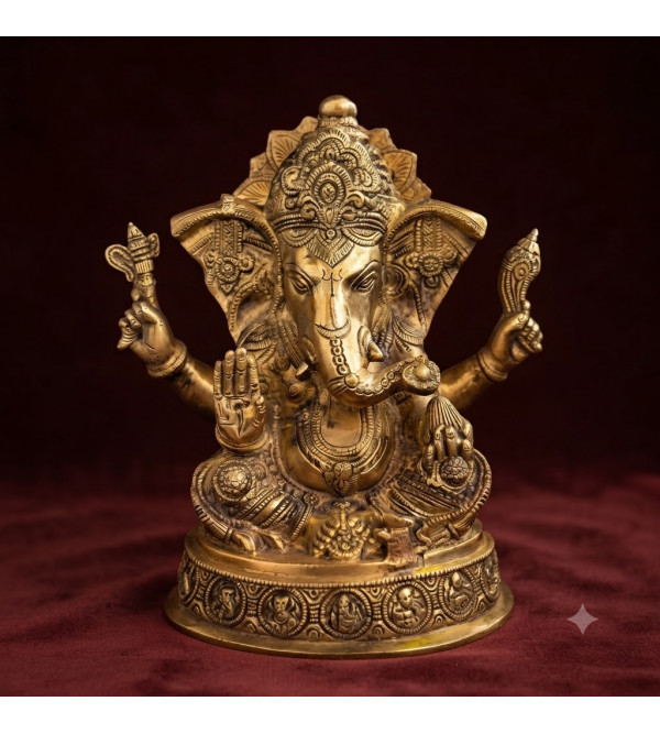 Brass ganesh 12inches