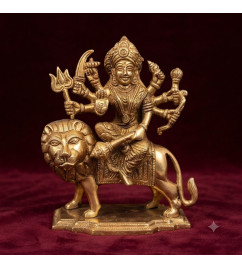 Brass durga 7.5 inches 