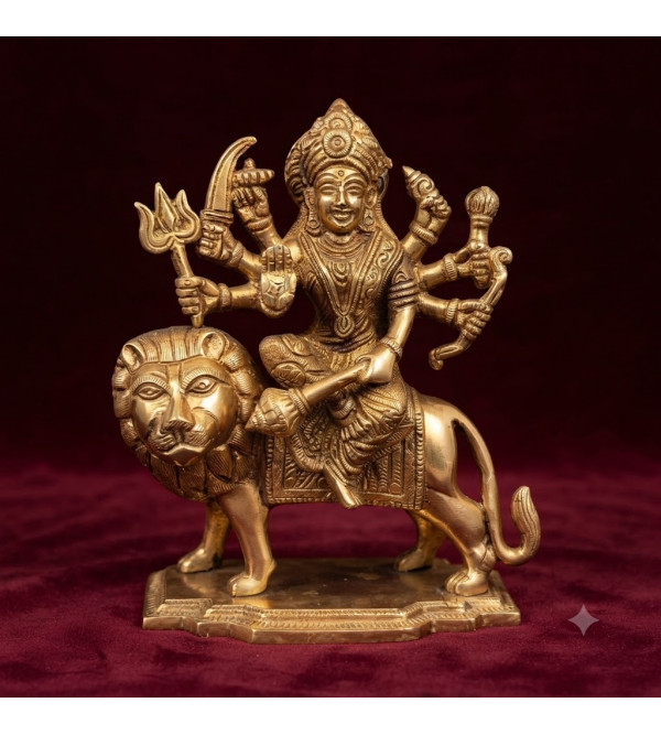 Brass durga 7.5 inches 