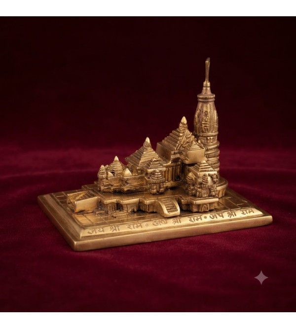 Brass ram mandir 5inch