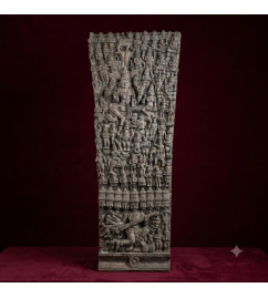 70X27 Inches shiva parvathi kailash