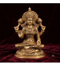 Brass Laxmi 7.5 inches