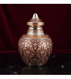 Brass kalash with lid 