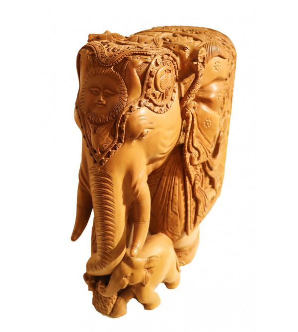 Elephant Carved Sandalwood