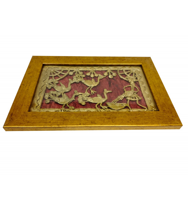 Handicraft Assorted Dhokra 8 X5  Inch Single Frame Panel