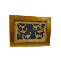 Handicraft Assorted Dhokra 8 X5  Inch Single Frame Panel