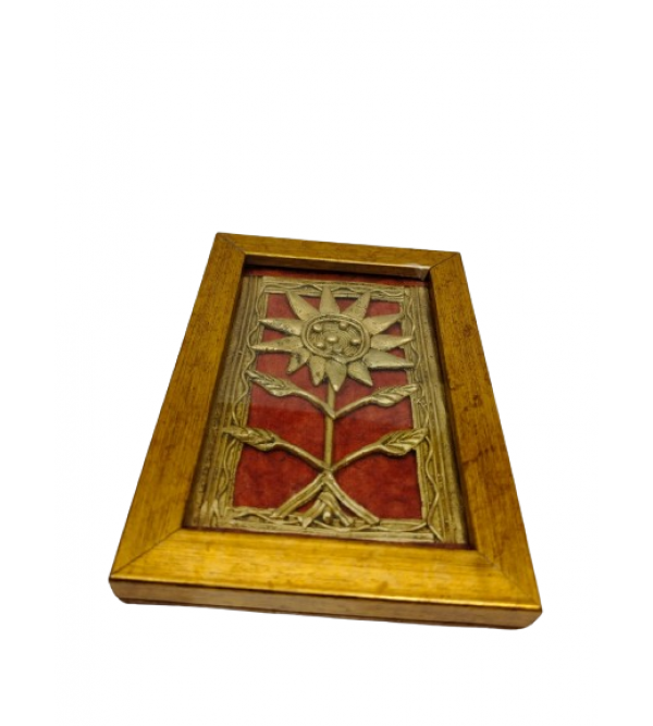 Dhokra Panel Single Framed  5 X3 Inch