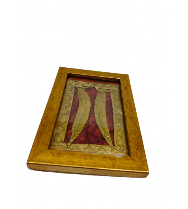 Dhokra Panel Single Framed  5 X3 Inch