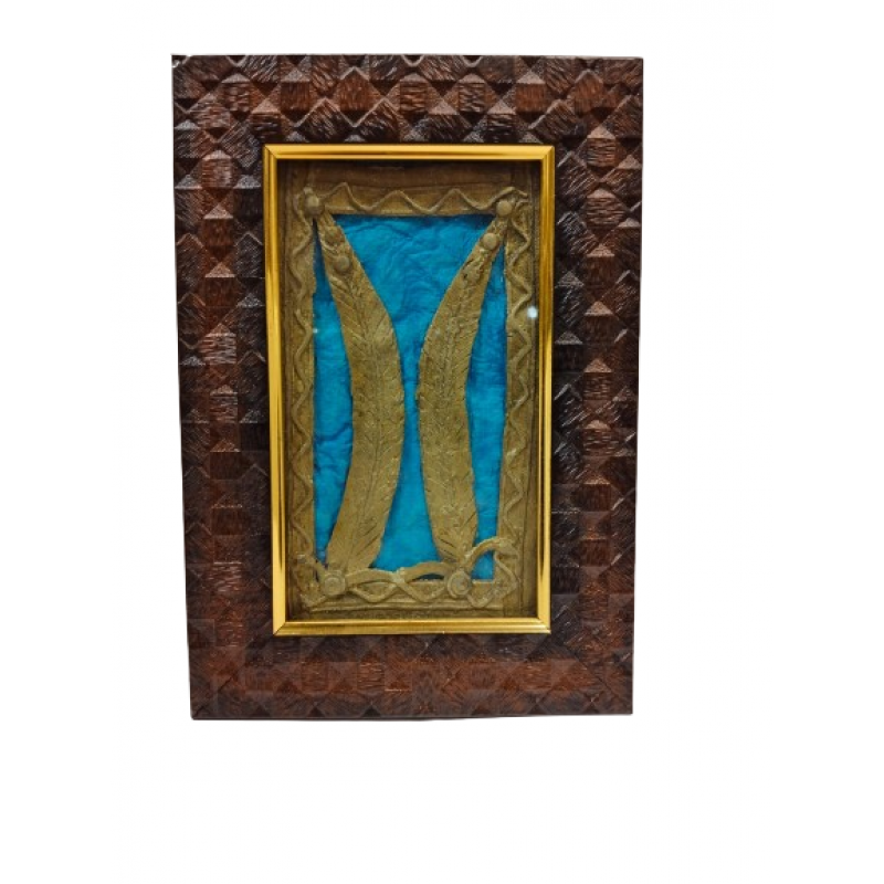 Dhokra Panel Single Framed  5 X3 Inch