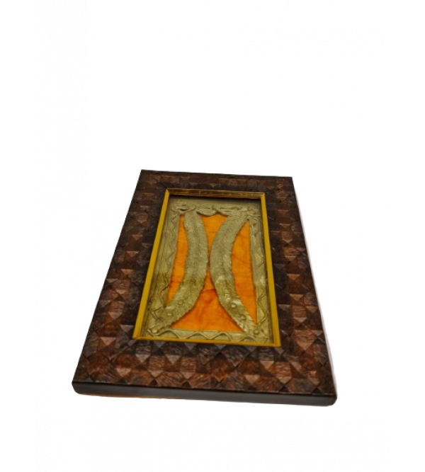 Dhokra Panel Single Framed  5 X3 Inch