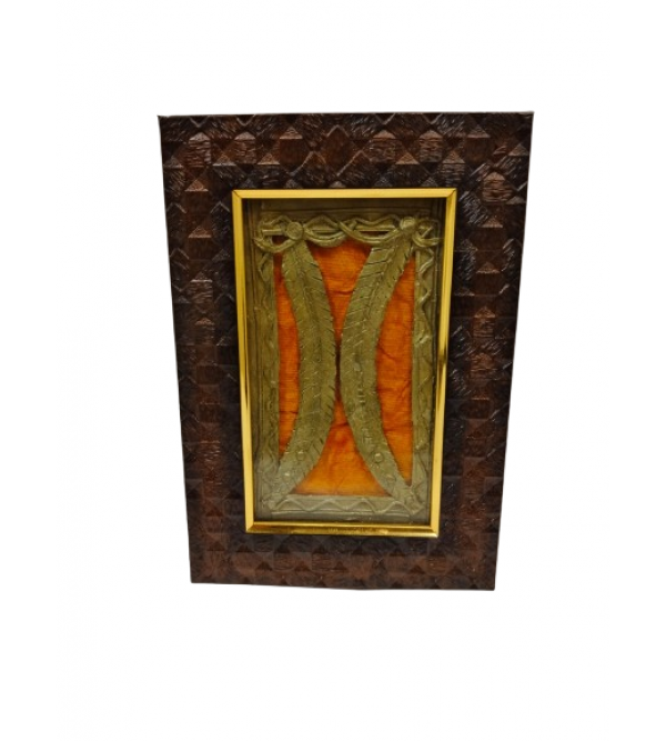 Dhokra Panel Single Framed  5 X3 Inch