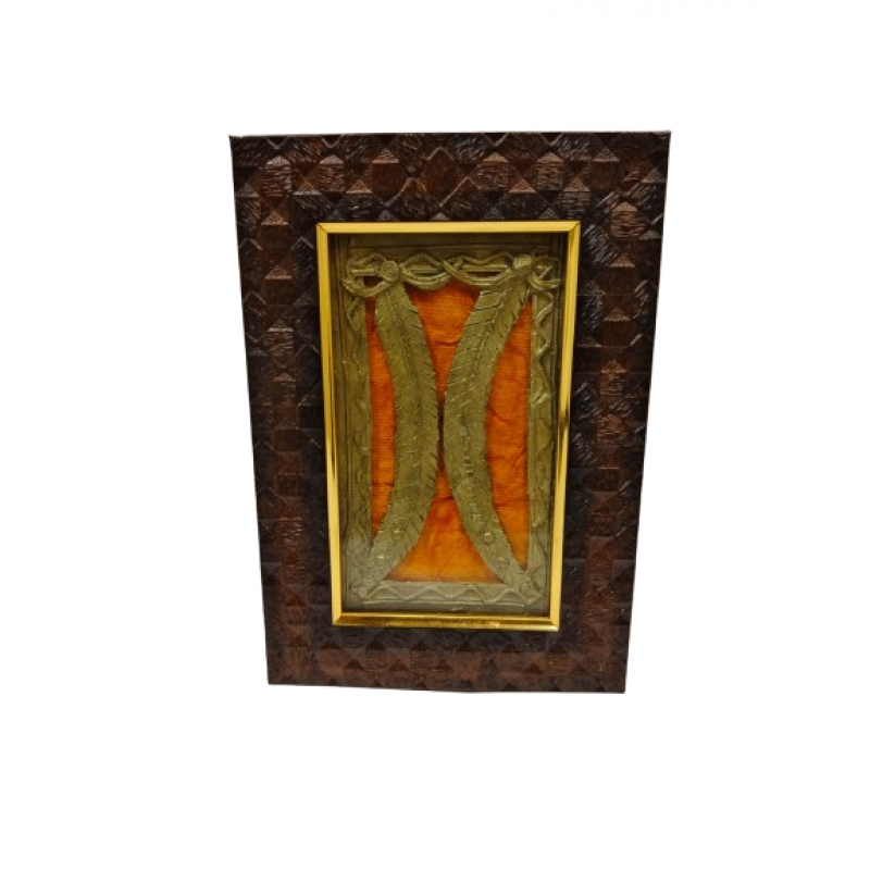 Dhokra Panel Single Framed  5 X3 Inch