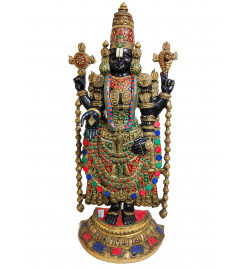Brass Art Stone Tirupati Balaji