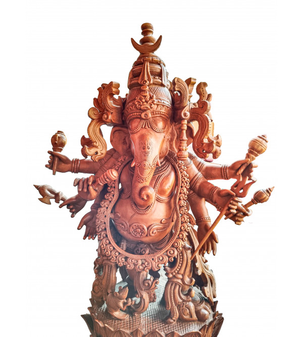 Ganesh on Kamalcarved Sandalwood