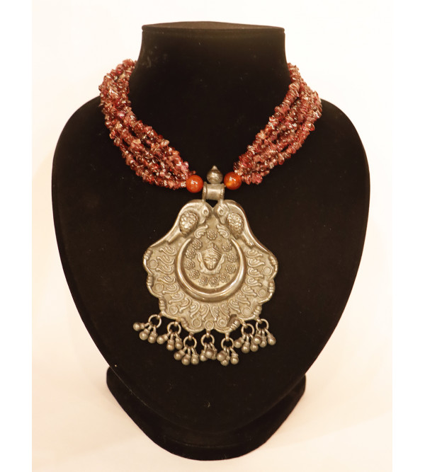 Silver Stone Nacklace ( Note:- Packing & Shipping Charges will be Extra as per actual.)