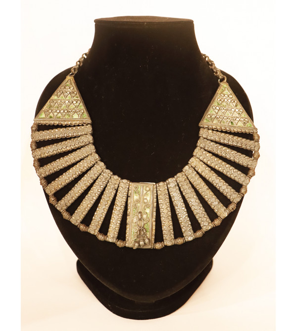 Silver Oxidised Necklace ( Note:- Packing & Shipping Charges will be Extra as per actual.)
