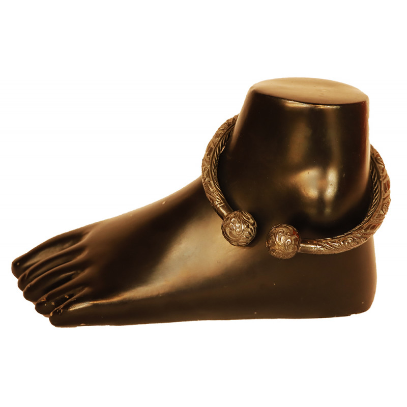 Silver Foot Bangle ( Note:- Packing & Shipping Charges will be Extra as per actual.)