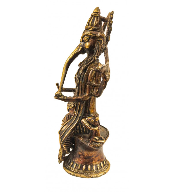 Brass Dhokra Sitting Ganesh