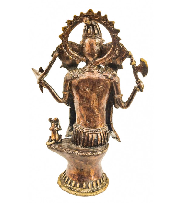 Brass Dhokra Sitting Ganesh