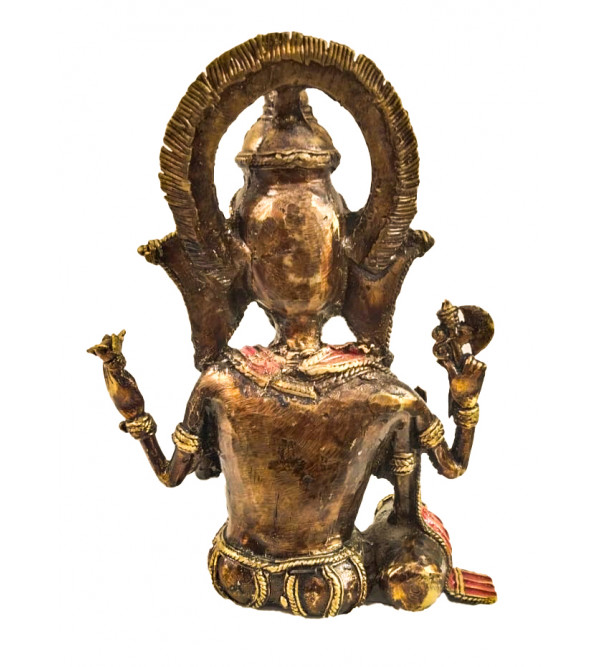 Brass Dhokra Aashan Ganesh