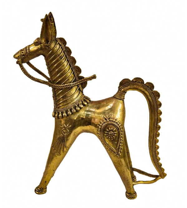 Brass Dhokra Kanta Horse