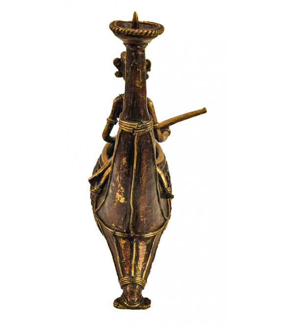  Brass Dhokra Fish Design Pen Stand