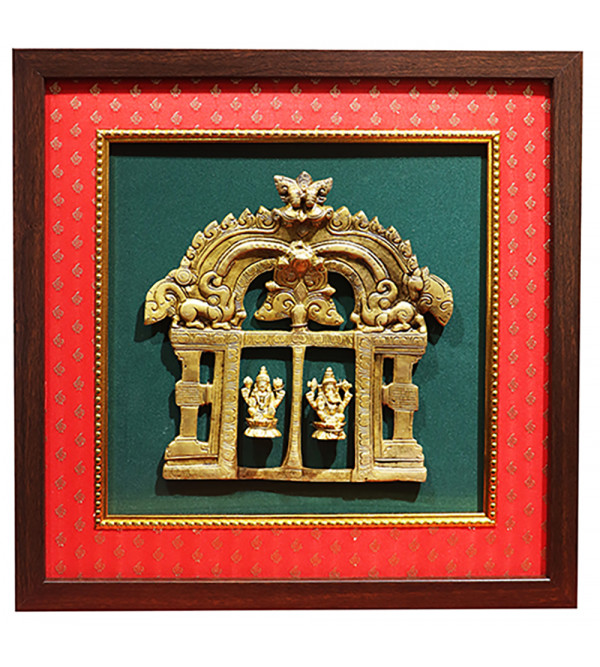 Brass Prabhuwali Lunmi Ganesh Ji With Framed