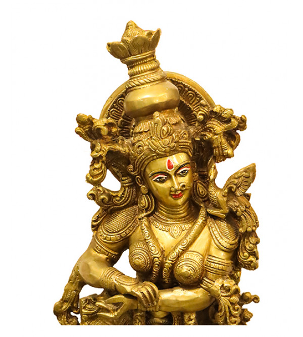 Radha Antique Figure With Fine Work In Brass ( Note:- Packing & Shipping Charges will be Extra as per actual.)