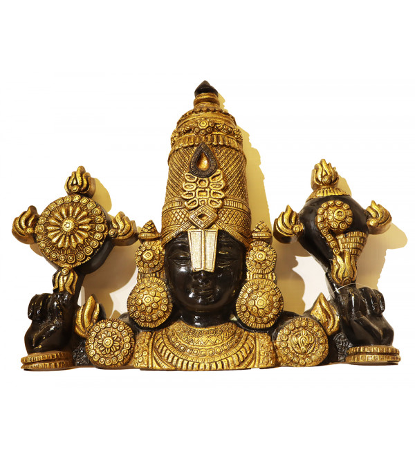 Brass Antique Balaji Faces  Size:- 18. ( Note:- Packing & Shipping Charges will be Extra as per actual.)