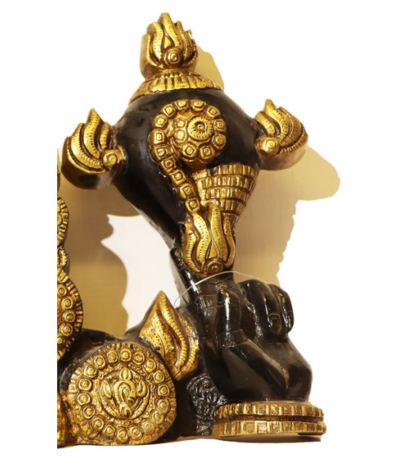 Brass Antique Balaji Faces  Size:- 18. ( Note:- Packing & Shipping Charges will be Extra as per actual.)