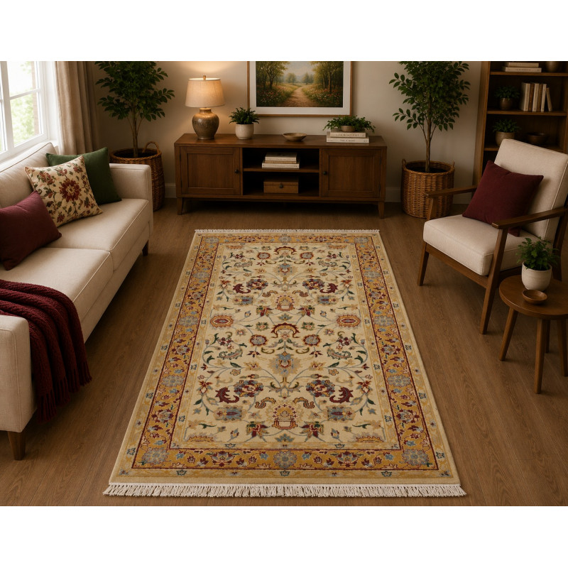 Woolen Carpet With Double Weft 12X60 KNOT