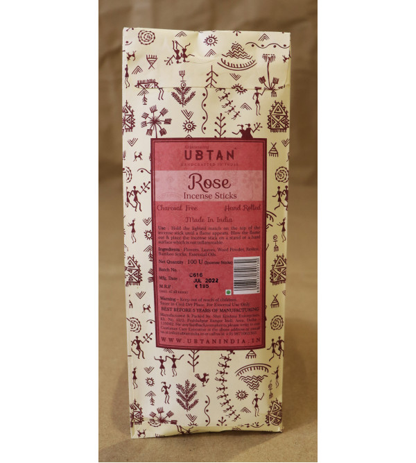 Rose Incense Sticks (100 Sticks)