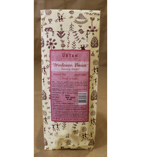 Vrindawan Flower Incense Stick (100 Sticks )