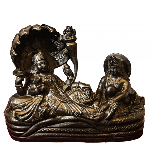 Vishnu and Laxmi Ji  In Black Marble ( Note:- Packing & Shipping Charges will be Extra as per actual.)