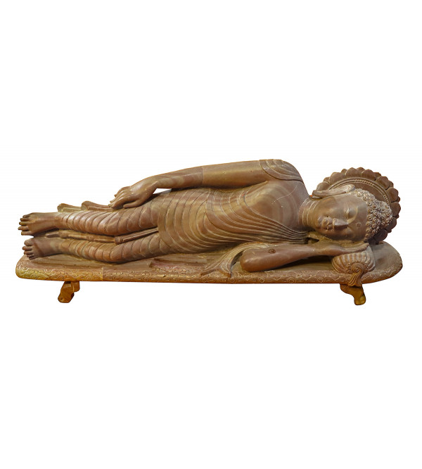 Sleeping Buddah Figure In Kuchilla Soft Sone  ( Note:- Packing & Shipping Charges will be Extra as per actual.)