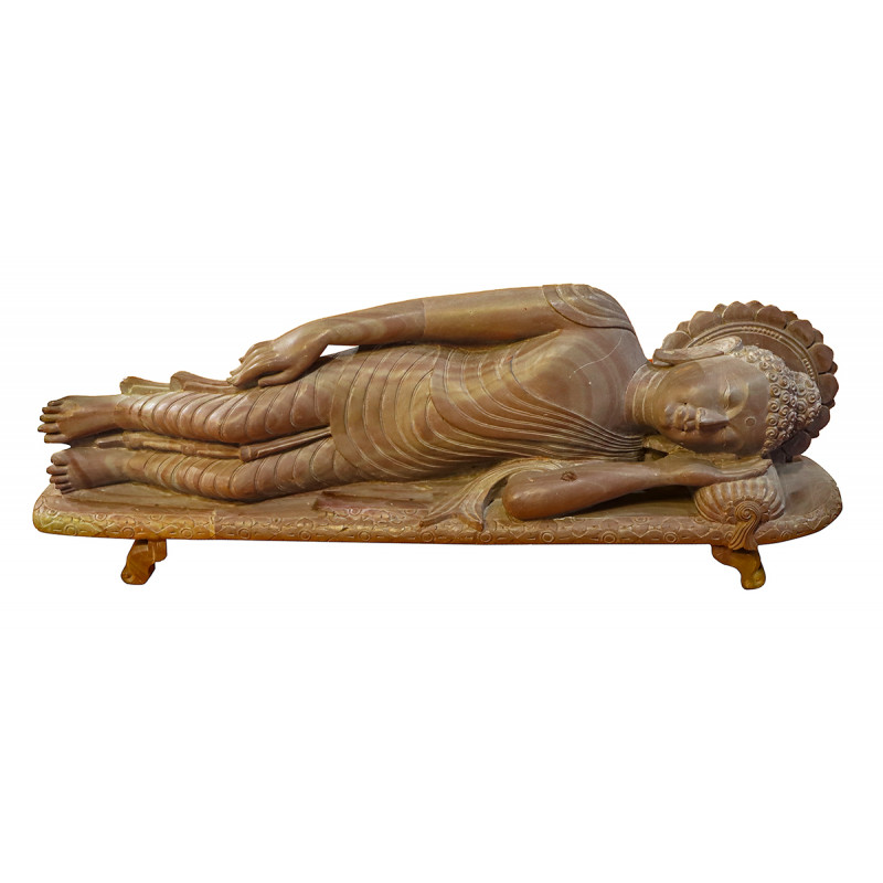 Sleeping Buddah Figure In Kuchilla Soft Sone  ( Note:- Packing & Shipping Charges will be Extra as per actual.)