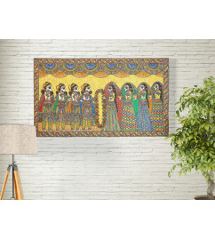 The Unframed Saga of Madhubani Painting – Ram Sita Swayamvar Jaymala