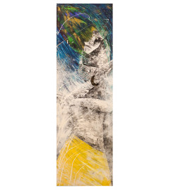 Contamporary Morden Krishna Ji Painting (18x58 Inch)