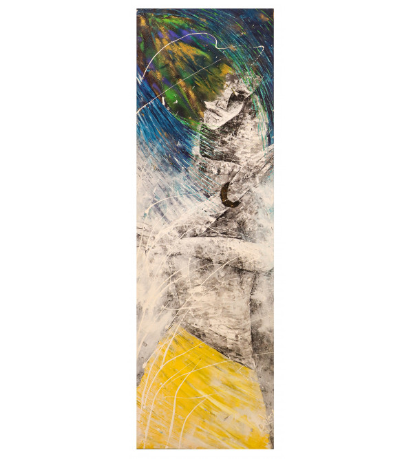 Contamporary Morden Krishna Ji Painting (18x58 Inch)